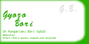 gyozo bori business card