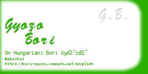 gyozo bori business card